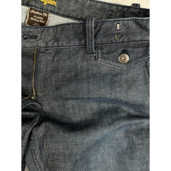 Ann Taylor Modern Fit Size 12 P Lindsey Waist Jeans Wide Leg - Picture 5 of 12